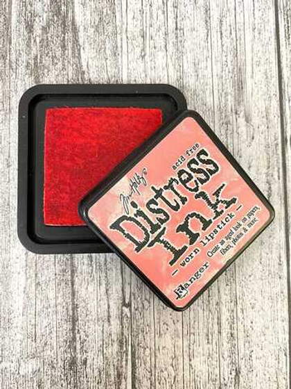 Distress Ink Pad. Worn Lipstick