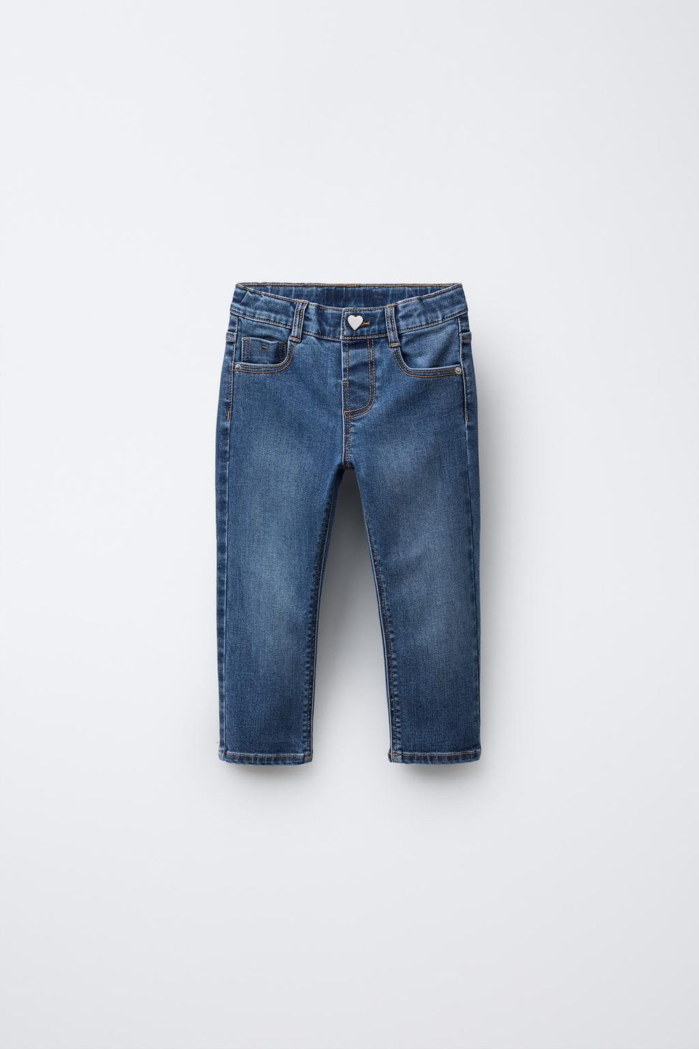 ZARA ДЖИНСЫ СКИННИ, ВЫЦВЕТШИЙ СИНИЙ