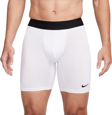 Мужские теннисные шорты Nike Pro Dri-Fit Fitness Long - white/black