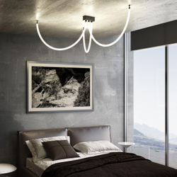 359128 KONST NT23 068 черный Светильник светодиодный IP20 LED 3000K 14W 170-265V 1400Лм RAMO