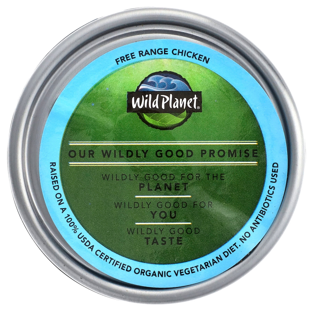 Wild Planet, Органическая жареная куриная грудка, 5 унций (142 г)