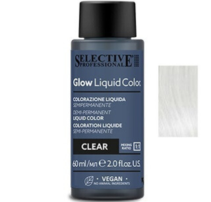 Glow Liquid Color Жидкий тонирующий краситель для волос "Glow Liquid Color", тон CLEAR, 60 мл.