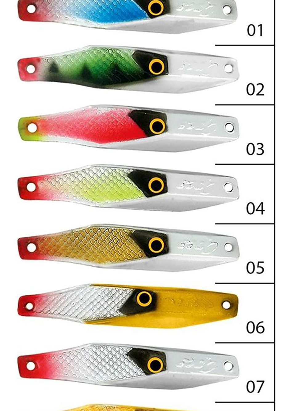 Блесна зимняя СРЕЗ 06,0g, цвет 07, 2 шт