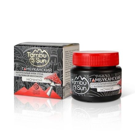 Крем с вытяжкой мухомора Ночной, пластик, 50 мл, "TambuSun" TambuSun