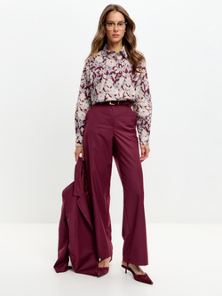 Рубашка с цветочным принтом