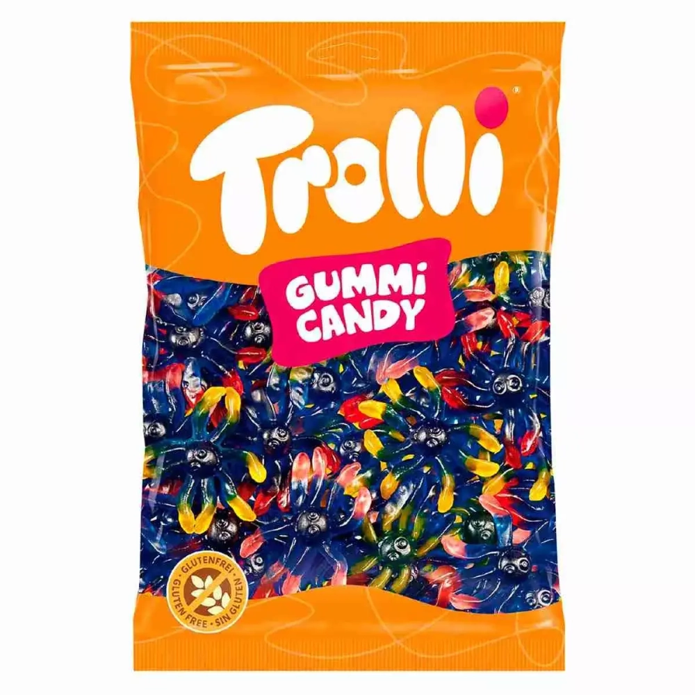 Жевательный мармелад Trolli Tintenfisch осьминоги, 1000 г