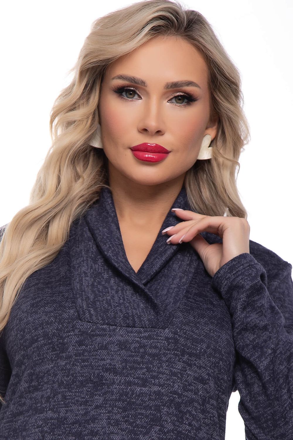 Платье "Анита" (темно-синее) П7606 LT Collection (Акция)