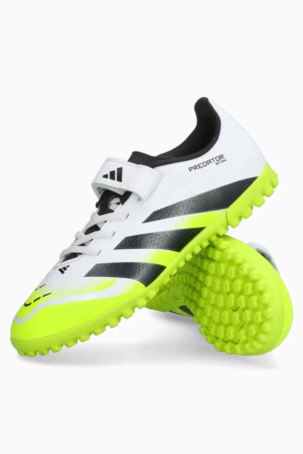 Сороконожки adidas Predator Club Hook-and-Loop TF Junior - белый