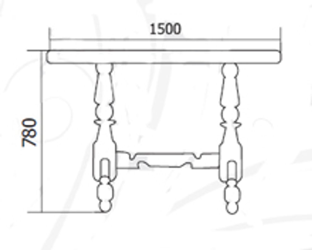 Стол обеденный-3 (вишня/вишня) , Фант-мебель, г. Волжск