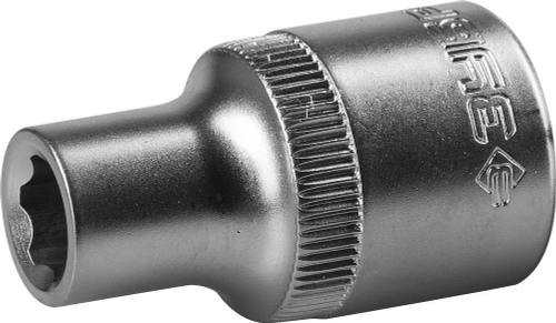 Торцовая головка ЗУБР ″Мастер″ (1/2″), Cr-V, SUPER LOCK, хроматированное покрытие, 10 мм