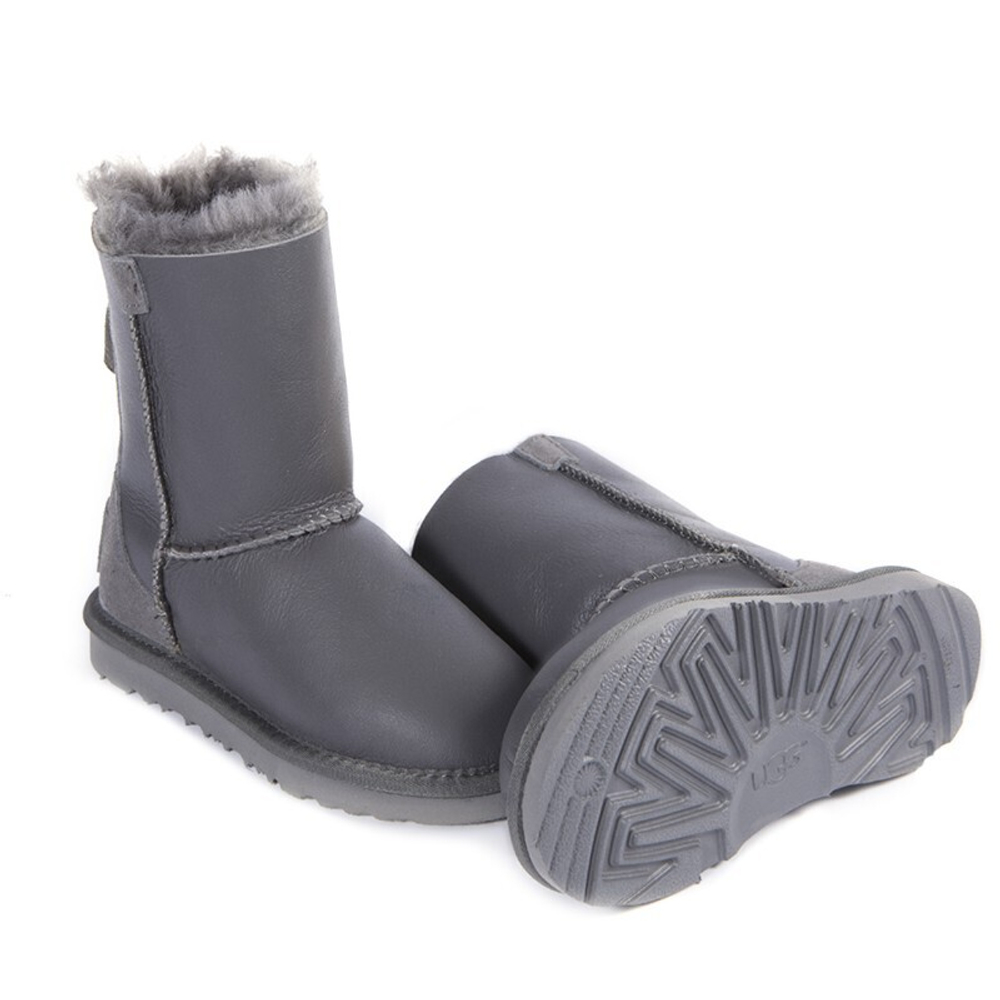 Угги Kids ZIP Metallic Grey