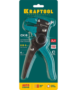 KRAFTOOL CK-6, 0.2 - 6 мм2, автоматический стриппер (22630)