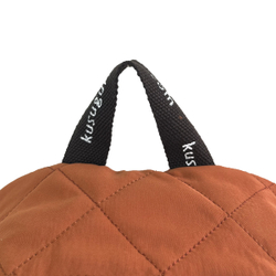 Стеганный рюкзак с кошкой "MATILDASan", терракотовый, 25-8694-2, KUSUGURU