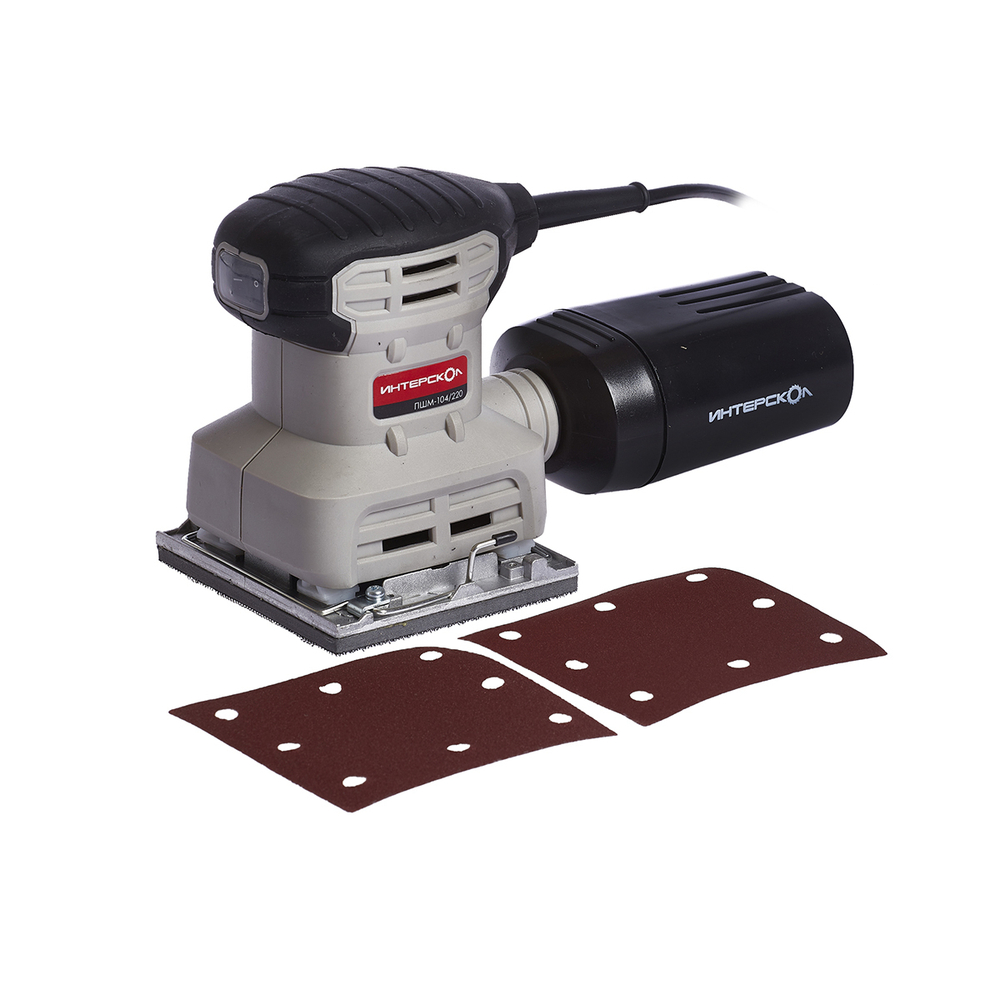 Плоскошлифовальная машина Интерскол ПШМ-104/220 (1040800100), 220 Вт, 105 x 114 мм