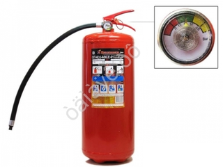 Огнетушитель порошковый металл ОП-6кг с манометром г. Ярославль 15476