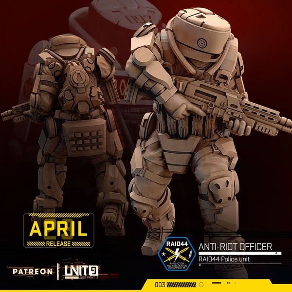 Тюремные бунты Cyberpunk - Prison Riots Миниатюры 32-56-75mm (56mm / 8)