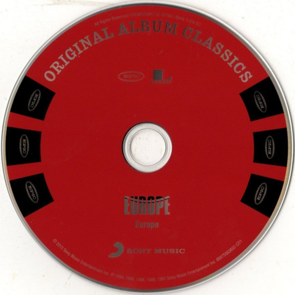 Europe / Original Album Classics (5CD)