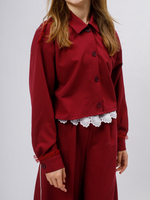 Жакет рубашка укороченная