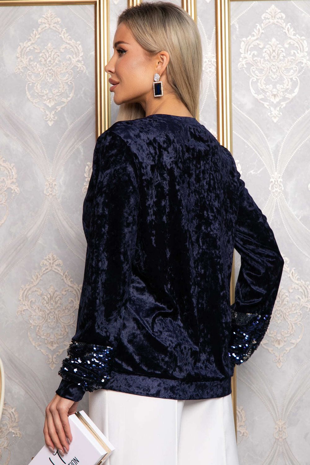 Джемпер Амалия (темно-синяя) Б14838-45М LT Collection