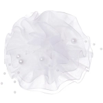 Бант для волос детский 1шт «Кокетка - Magic Girls Mina», цвет белый, d-10см