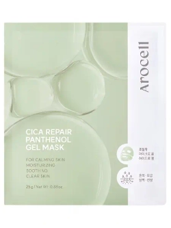 Гидрогелевая маска с экозомами AROCELL PDRN и патенолом Cica Repair Panthenol Gel Mask