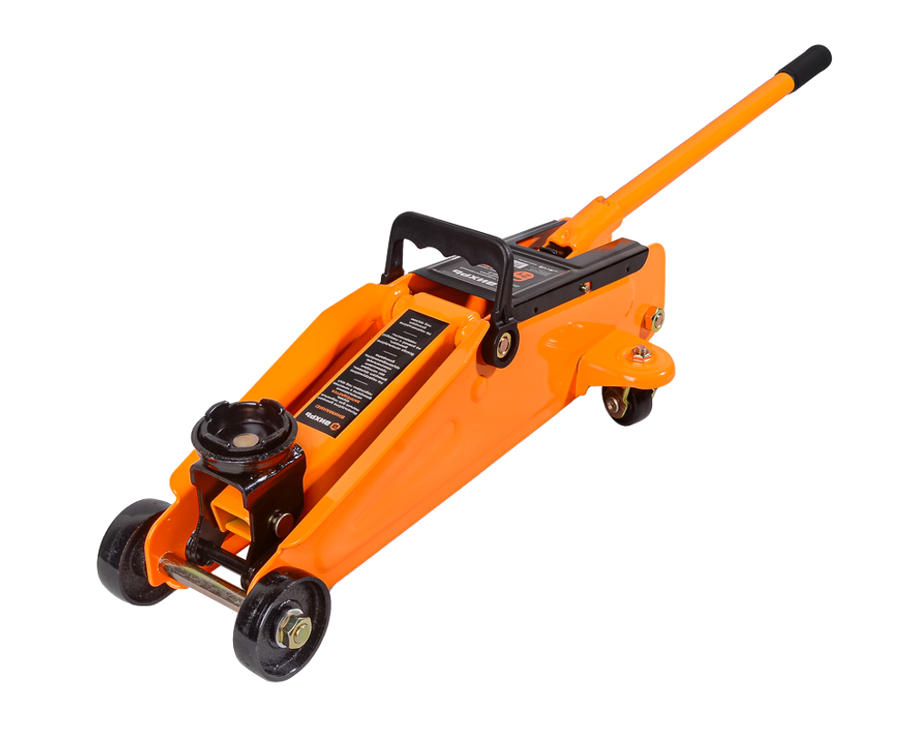 Домкрат автомобильный гидравлический подкатной ДМК-2 (2 т, 135-355 мм) Вихрь