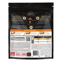 Purina pro plan small & mini сухой корм для взрослых собак миниатюрных и мелких пород с курицей и рисом - 700 г