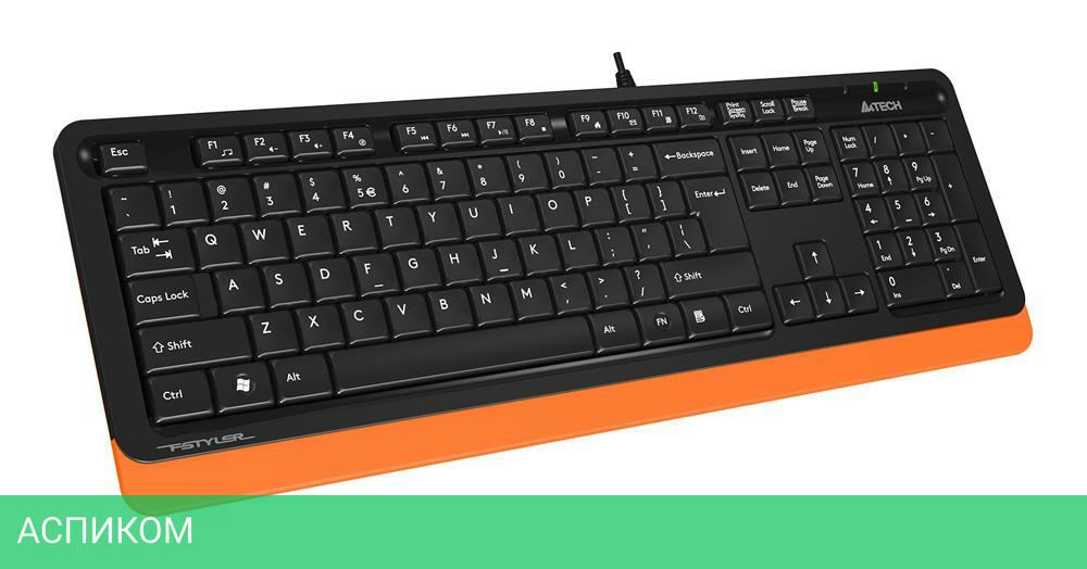 Набор периферии A4 Fstyler F1010 черный/оранжевый