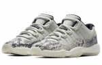 Кроссовки Jordan Air Jordan 11 Low Snakeskin Light Bone (Женская размерная сетка)