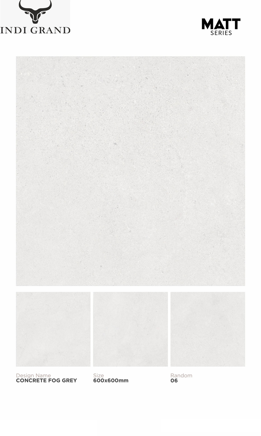 Керамогранит matt 60х60 concrete fog grey