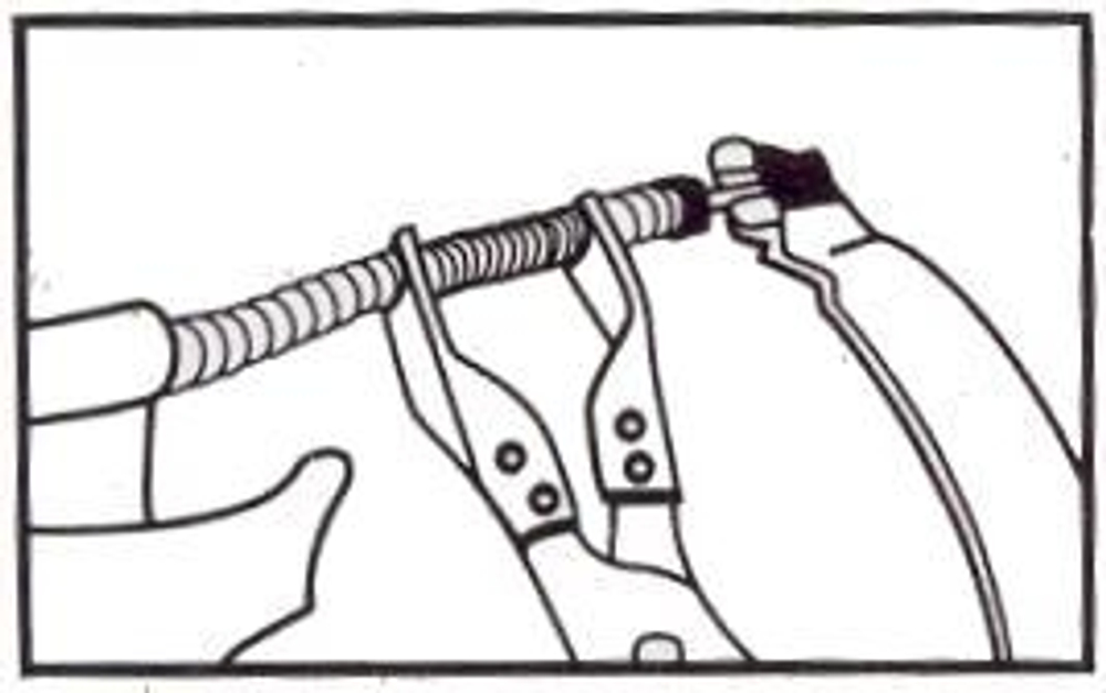 Клещи для сжатия пружин стояночного тормоза