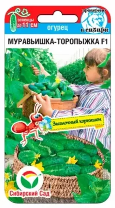 Огурец Муравьишка-торопыжка 7шт (Сиб Сад)