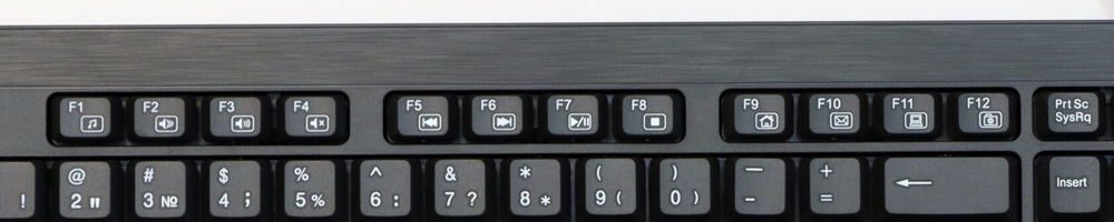 Клавиатура проводная BaseTech KB101, черный, мембранная, 1.4м (BT-KB101B)