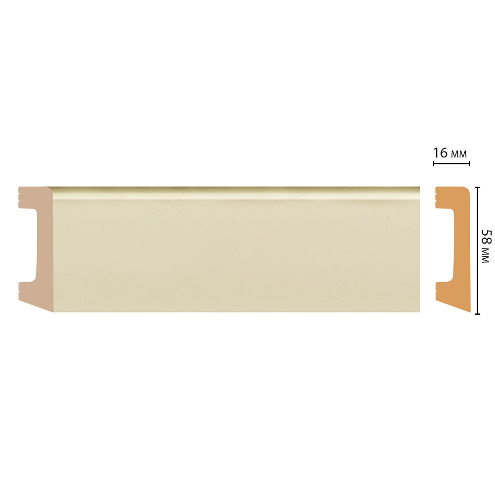 Плинтус Decomaster D234 D234-61 ДМ
