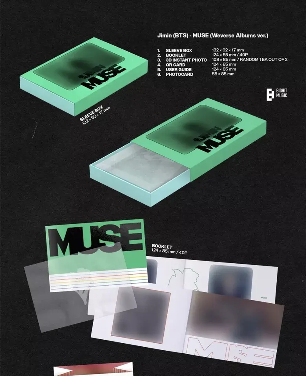 JIMIN BTS - MUSE [Weverse Albums ver.]