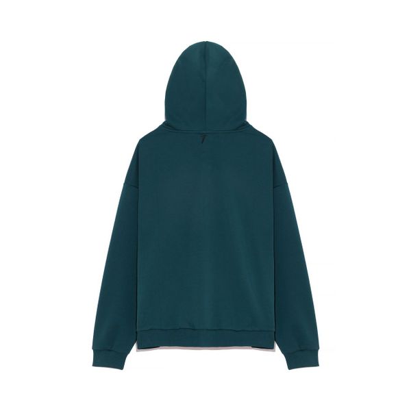 Худи на молнии #6 изумрудный - фото 13