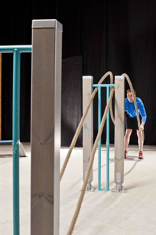 Тренажер с канатами