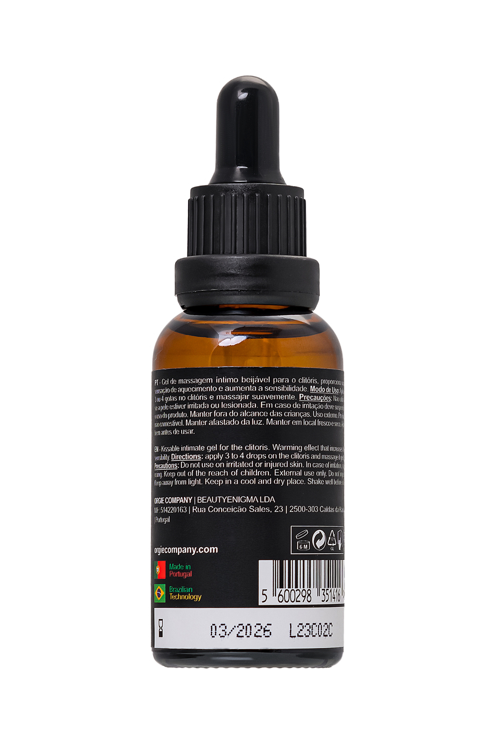 Интимный гель для клитора Orgie Orgasm Drops Kissable 30 мл