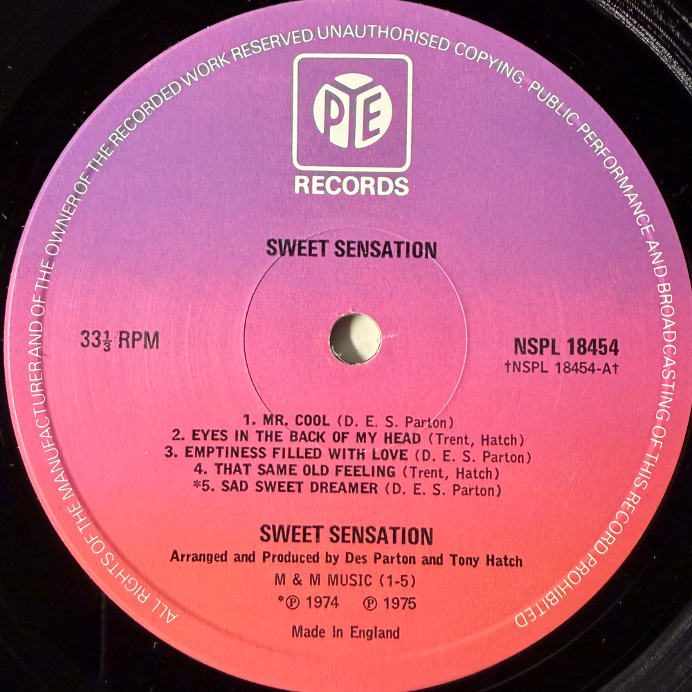 Sweet Sensation - Sweet Sensation (Англия 1975г.)