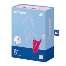 Бесшумный вибромассажер Satisfyer High Fly (розовый)