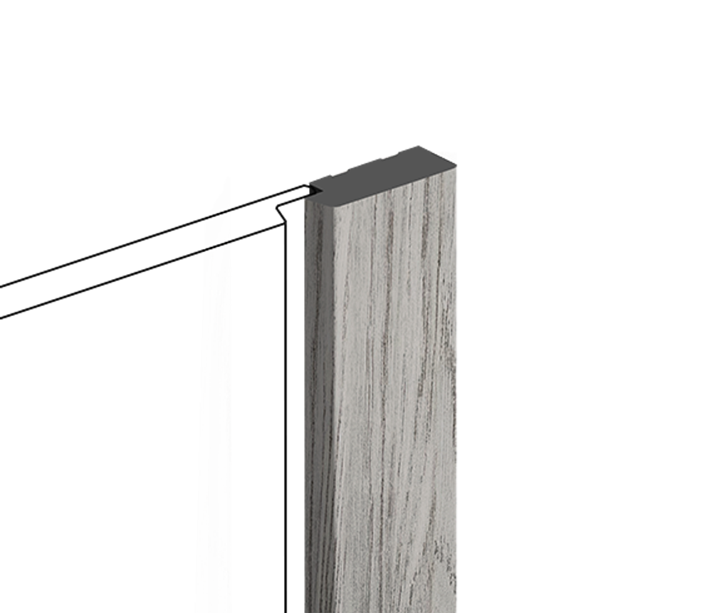 Финишный молдинг декорированный HiWood, 270x3,1 см