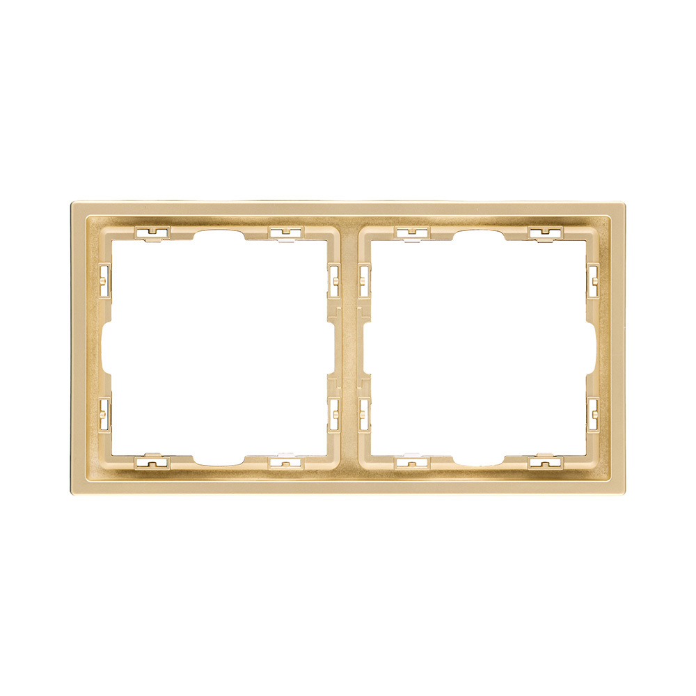 Рамка 2-постовая, золотой Kollinger Eclipse EC2GD