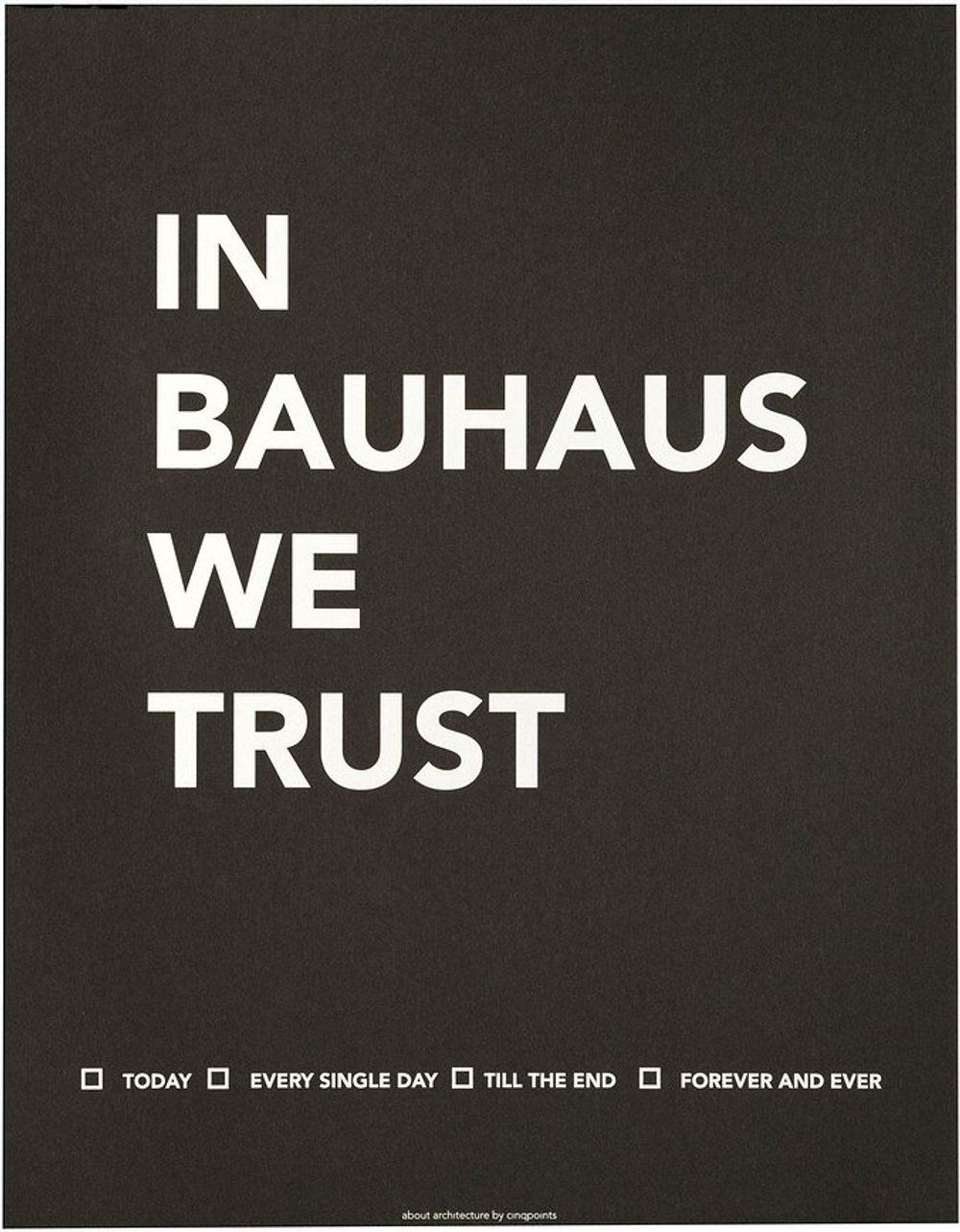 Панно Cinqpoints In Bauhaus We Trust, бумага, 40 30 см