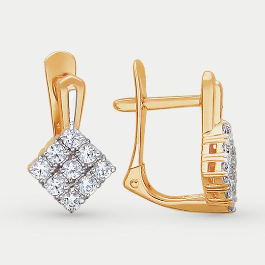 Серьги золотые