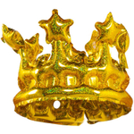 Шар Фольгированный Корона золото блеск (Золотой)