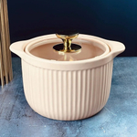 Кастрюля 5,5л керамическая с крышкой, 133-255