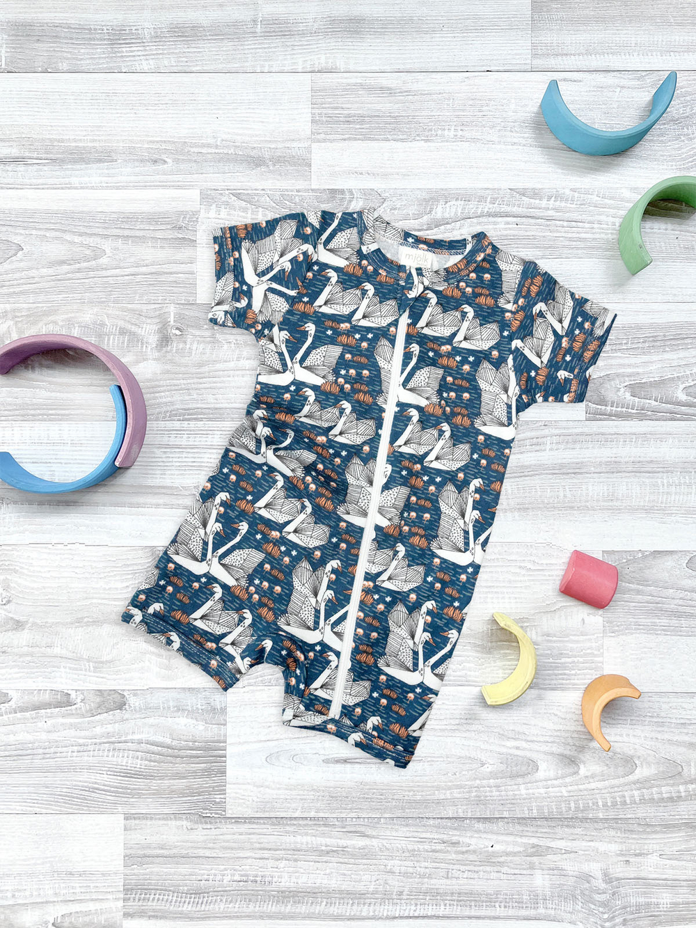 Песочник Mjölk Sleep and Play Лебеди