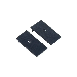 Трек встраиваемый в гипсокартон 2000мм / 48В, для гкл 12,5мм ,2 торцевые заглушки в комплекте/48V, черный