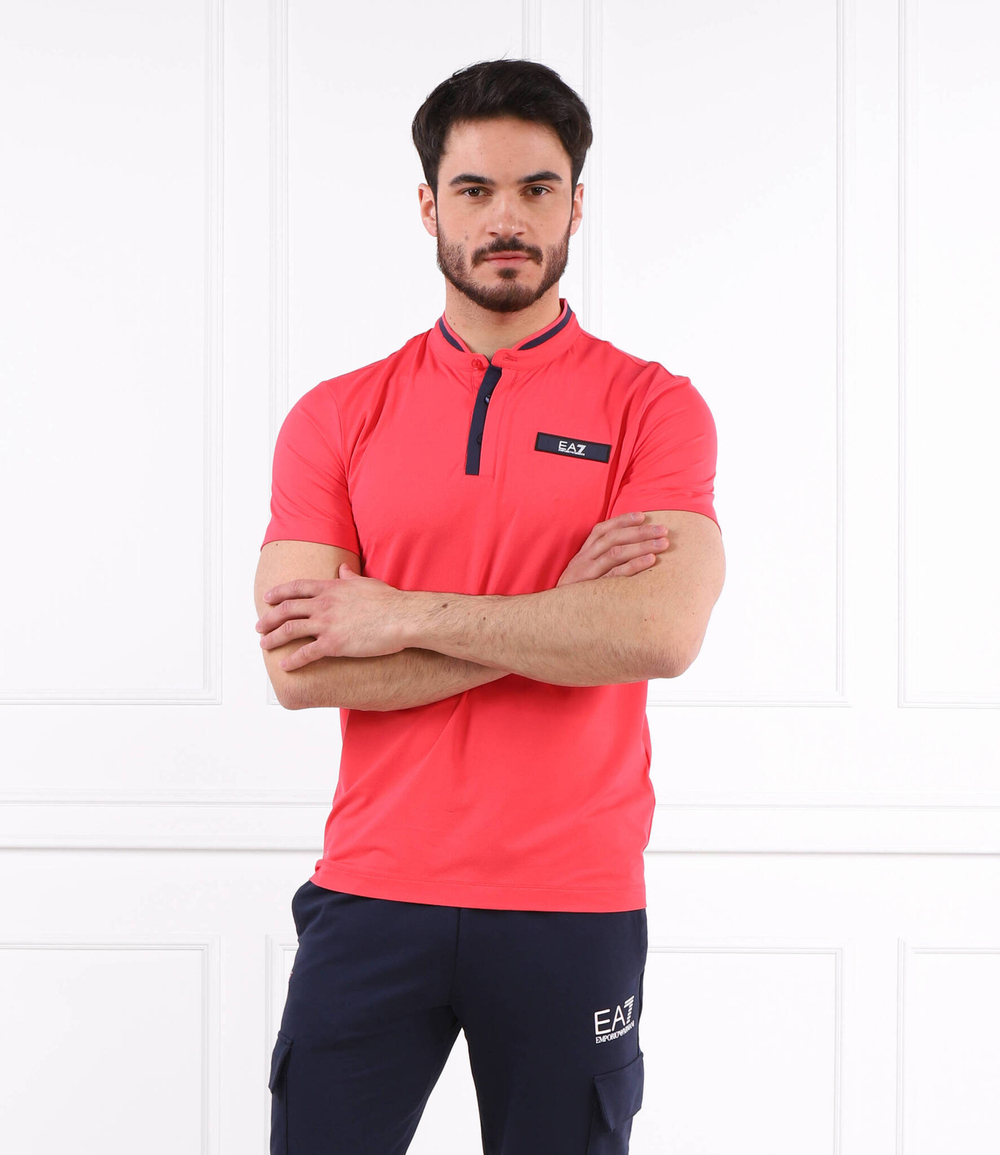 Поло EA7 - розовый(3RPT21 PJMMZ)