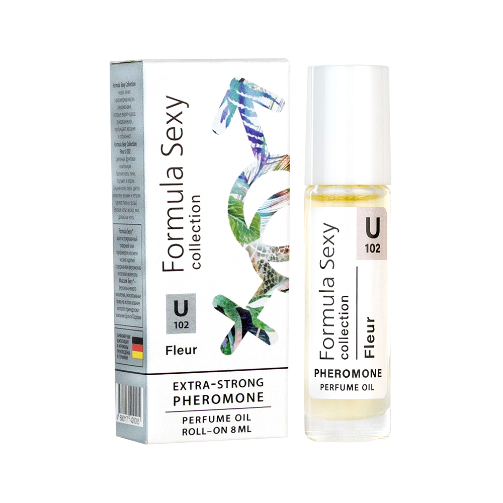 Парфюмерное масло с феромонами Formula Sexy Collection Fleur U102 (Формула Секси Коллекшн Флёр U102) – 8ml